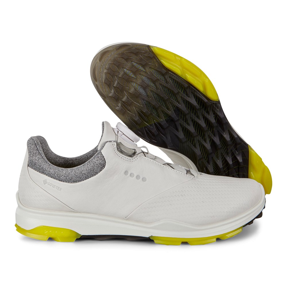 Zapatos De Golf Mujer - ECCO Biom Hybrid 3 Boa - Blancos - KHJ903856